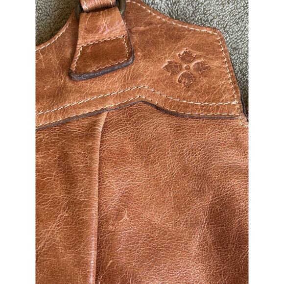 PATRICIA NASH Napoli Shoulder Bag Pleated Tan Leather Purse Hand Bag Preloved - Picture 2 of 16